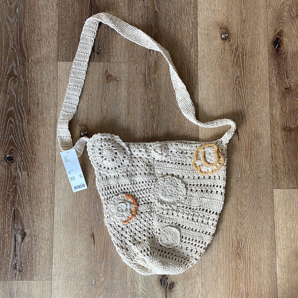 Crochet beach bag